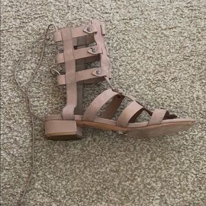 Schutz Lace Up Sandals